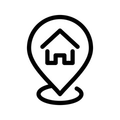 Obraz premium Home Icon Vector Symbol Design Illustration