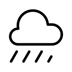 Rain Icon Vector Symbol Design Illustration