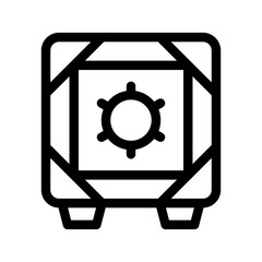 Safe Icon Vector Symbol Design Illustration