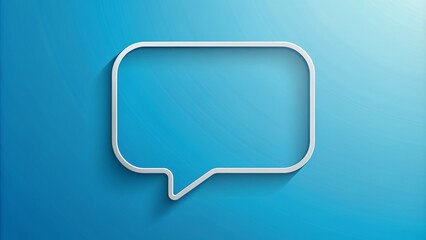 3Dç©ºç™½å°è©±æ¡†ï¼Œå¯ç”¨æ–¼ç¶²ç«™ã€æ‡‰ç”¨ç¨‹åºæˆ–ç¤¾äº¤åª’é«”ã€‚