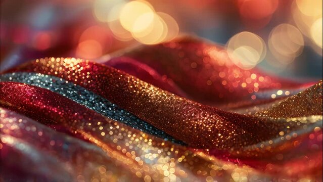 twinkled red background - christmas