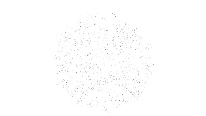 Celebration background with silver confetti. White background