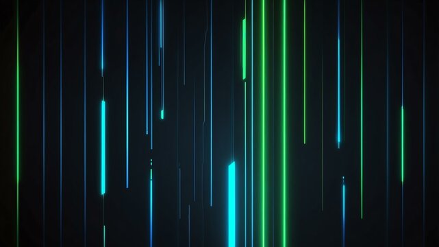 abstract futuristic neon green and electric blue verti background