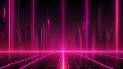Fototapeta premium abstract futuristic hot pink and neon orange vertical background