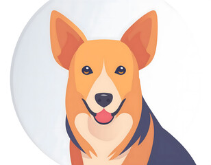 Chinese Zodiac Dog Cartoon Illustration