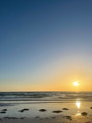 Obraz premium sunset on the beach
