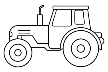 Tractor Vector Illustration - High-Quality Agricultural Design