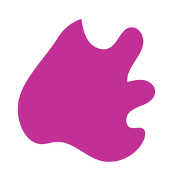 Colourful abstract shape blob vector 