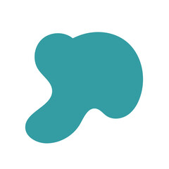 Colourful abstract shape blob vector 