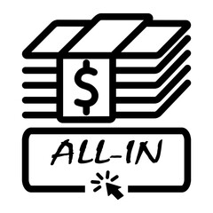 all in Line Icon