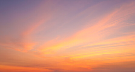 Fototapeta premium Beautiful dramatic scenic after sunset sky background after sunset