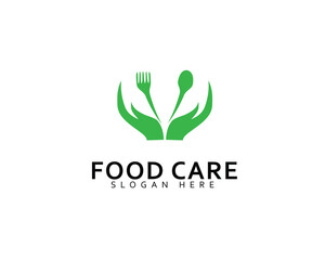 Food culinary logo with love sign or heart concept. cooking icons. organic food emblem . restaurant creative symbols. food. vector illustration element