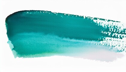 blue paint brush strokes in watercolor isolated against transparent