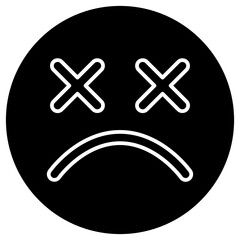 Obraz premium dead emoji