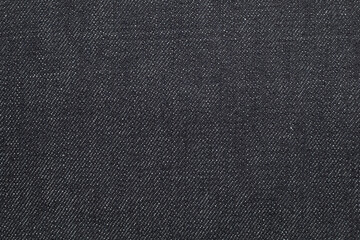 Close up of a blue piece of cloth for backgrounds, texture and wallpaper.