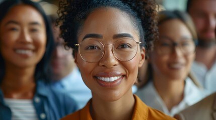  photography capturing diverse group of professionals smiling