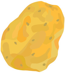 シンプルなジャガイモのイラスト ベクター素材