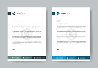 Abstract Letterhead Design Modern Business Letterhead Design Template