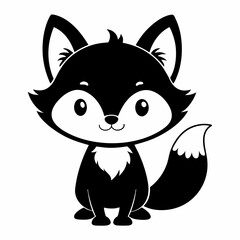 Christmas kid fox vector,cartoon, illustration, animal, vector, cute, cat, 