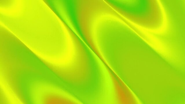 Modern abstract liquid gradient lime green colors motion graphic animation looped minimal background