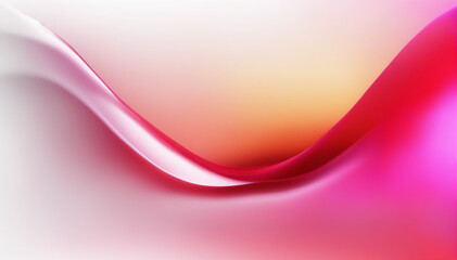Fototapeta premium Abstract Smooth Red and Blue Gradient Wave