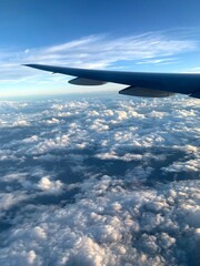 view from airplane window