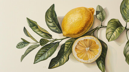 Lemon with water drops on white background Fresh Lemon. fresh lemon, lemon with water drops, white background, citrus fruit, juicy lemon, lemon close-up, fresh produce, lemon photography,