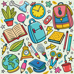 back to school doodles