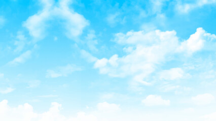 Background with clouds on blue sky. Blue Sky vector