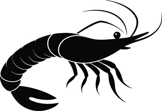 recommend clip art: shrimp vector silhouette, shrimp icon vector, Sea lobster
                    
                    