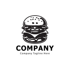 burger logo on white background