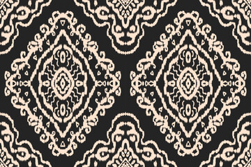 Seamless pattern ethnic design, ikat seamless pattern, ikat art. beautiful hand drawn Design for textile and printin gethnic pattern.beautiful pattern. folk embroidery,bohemian style, abstract art	