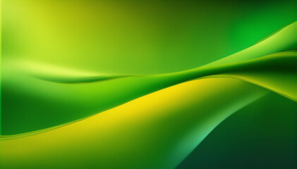 Minimalist curve yellow-green background image