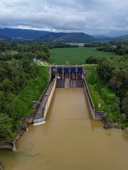 Fototapeta premium La Angostura Dam Costa Rica 