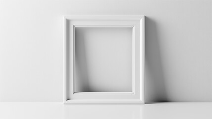 Wooden Picture Frame Isolated On White Background. wooden picture frame, isolated frame, white background, wooden frame, picture frame, frame cutout, photo frame, blank frame, wood frame, empty frame,