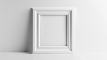 Wooden Picture Frame Isolated On White Background. wooden picture frame, isolated frame, white background, wooden frame, picture frame, frame cutout, photo frame, blank frame, wood frame, empty frame,