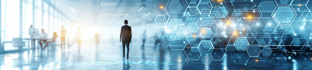 Obraz premium Data Technology Background Global Network Business Intelligence Cloud Computing Digital Analysis Software Development Teamwork