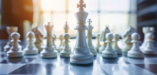 Using chess and market trends to strategize and plan business moves.