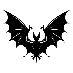 bat silhouette art vector illustration occupation