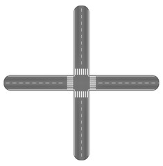 This is an illustration of an intersection.