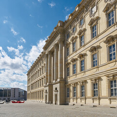  Ansicht des neu errichteten Humboldtforum von der Rathausbrücke in Berlin-Mitte