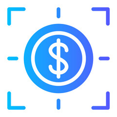 money gradient icon