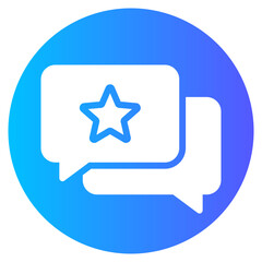 feedback gradient icon