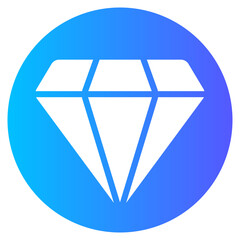 diamond gradient icon