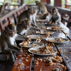 Monkeys are quite adaptable eaters! They typically enjoy a varied diet that can include fruits, nuts, seeds, leaves, and even insects. Some species are more opportunistic and will scavenge for food, w