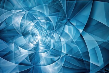 Fototapeta premium Abstract background, A captivating abstract background with geometric patterns in cool Aquamarine Blue