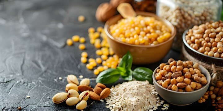 Common food allergens listed above. Concept Milk, eggs, fish, shellfish, tree nuts, peanuts, wheat, soybeans