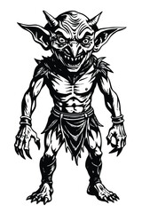 Fototapeta premium Goblin vector illustration