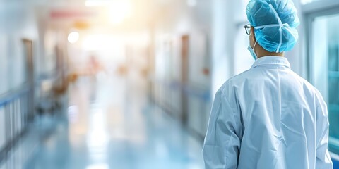 Healthcare systems strain due to new disease outbreak overwhelming hospitals and supplies. Concept Healthcare, Disease Outbreak, Hospitals, Supplies, Strain