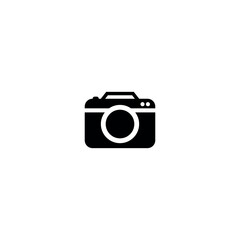 Camera Icons Black and White Line Vector Art